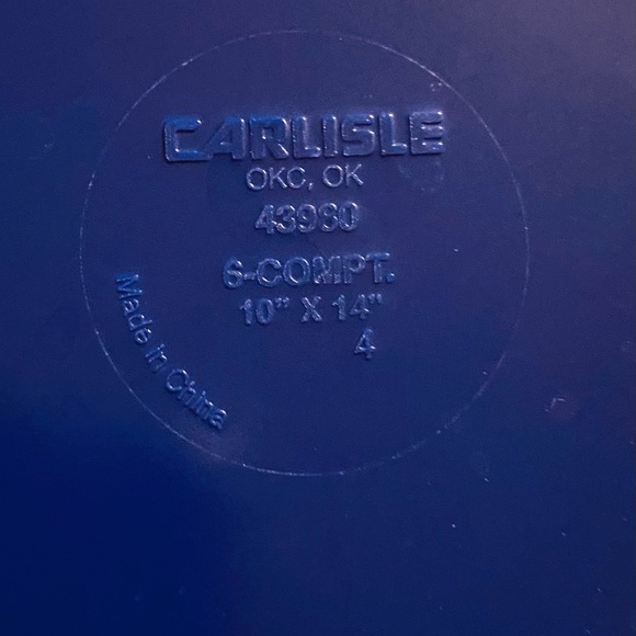 Food TV School Tray Bundle (2) Carlisle & PackerWare Brands - Picture 8 of 16